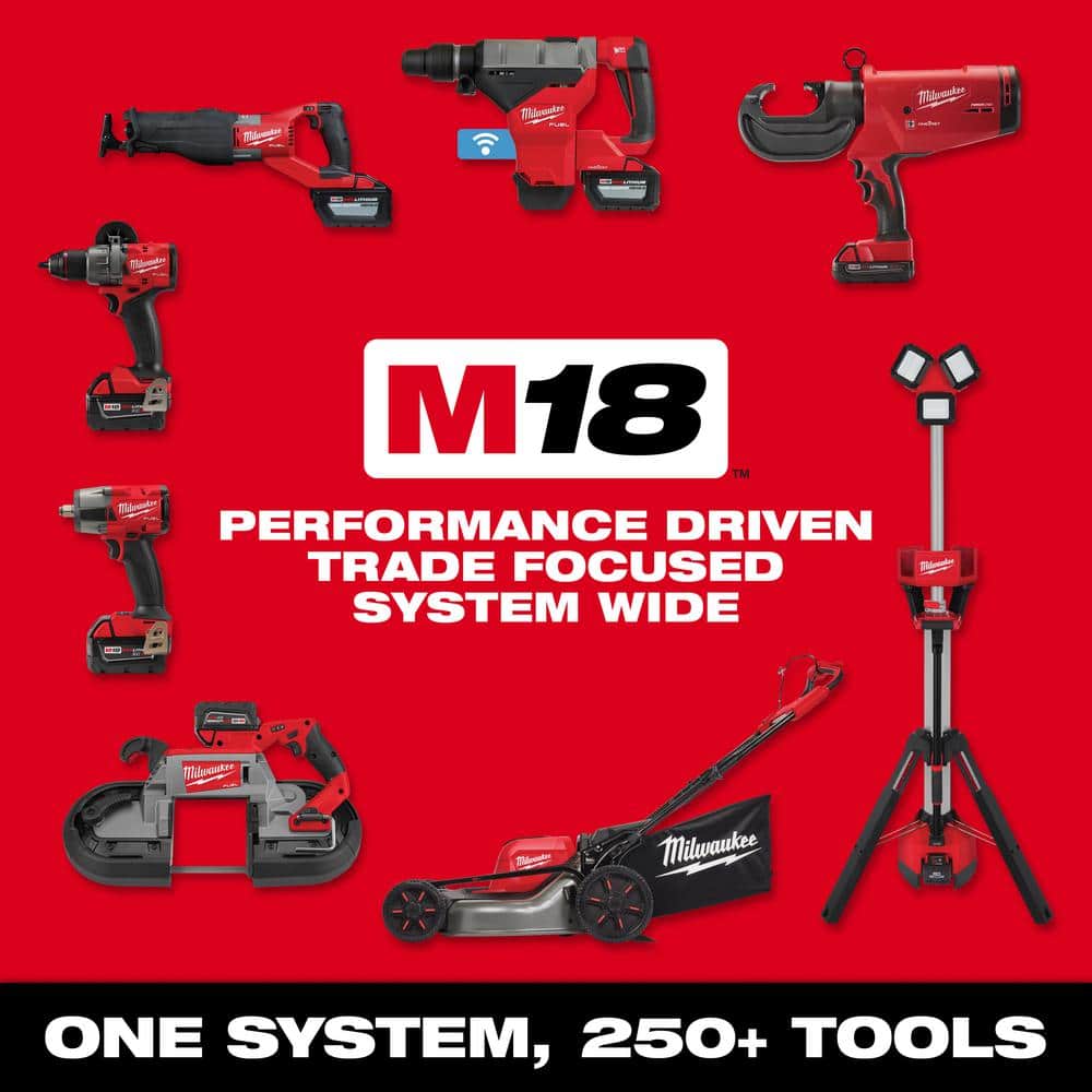 Milwaukee M18 FUEL 18V Lithium-Ion Cordless 7-1/4 in. Rear Handle Circular Saw with 30-Degree Framing Nailer (2-Tool)