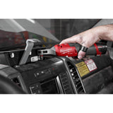 Milwaukee M12 FUEL 12V Li-Ion Brushless High-Speed 1/4 in. Cordless Ratchet Kit with (2) CP2.0 Batteries, Charger & SAE Socket Set