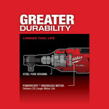 Milwaukee M12 FUEL 12V Li‑Ion Brushless High‑Speed 3/8 in. Cordless Ratchet Kit with (2) CP2.0 Batteries, Charger, Bag & Metric Socket Set