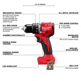 18-Volt Lithium-Ion Cordless Brushless 1/2 in. Compact Hammer Drill/Driver (Tool-Only)