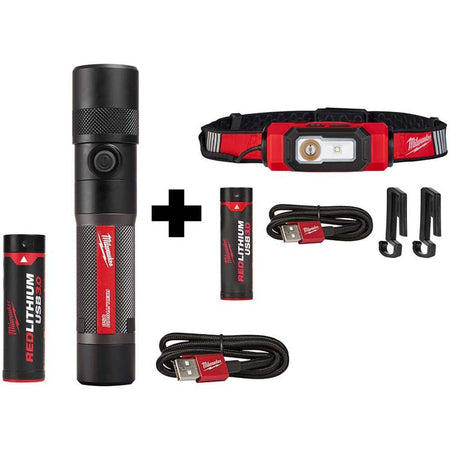 Milwaukee 1100 Lumens LED USB Rechargeable Twist Focus Flashlight & 60 – Super Arbor Milwaukee 1100 Lumens LED USB Rechargeable Twist Focus Flashlight & 60 – Super Arbor