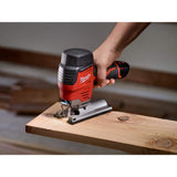 Milwaukee M12 12-Volt Lithium-Ion Cordless Jig Saw, Hybrid Grip (Tool-Only), 3/4 in. Stroke