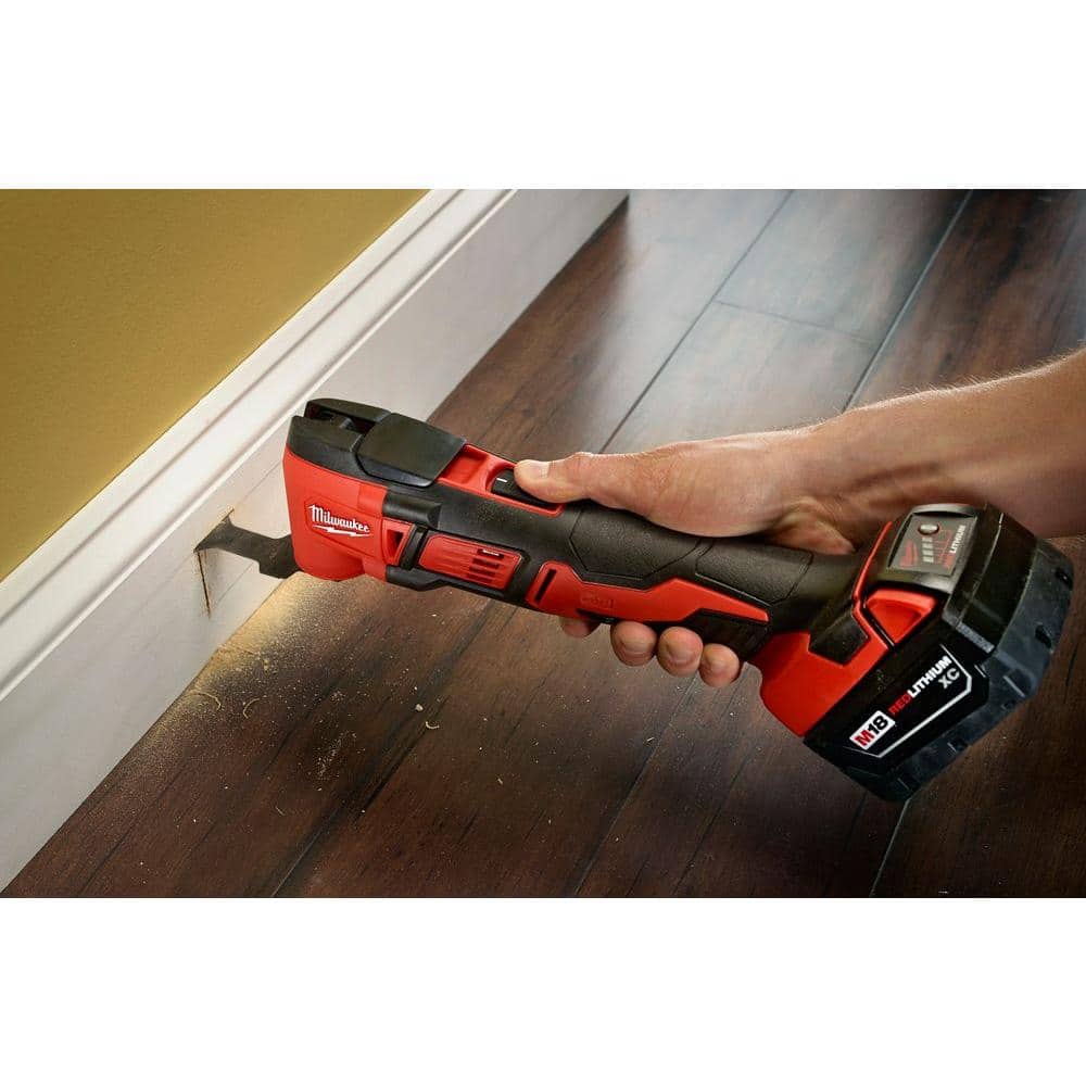 Milwaukee M18 18V Lithium-Ion Cordless Oscillating Multi-Tool with Random Orbit Sander, Tool-Only