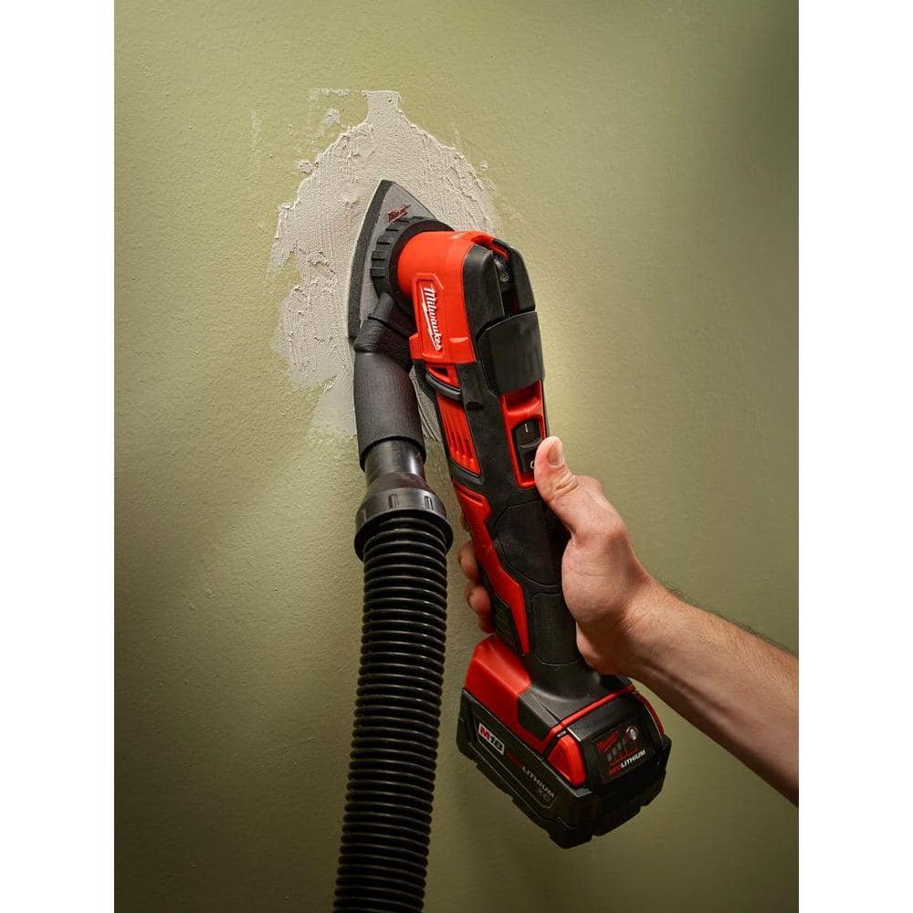 Milwaukee M18 18V Lithium-Ion Cordless Oscillating Multi-Tool with Random Orbit Sander, Tool-Only