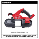 Milwaukee M18 FUEL 18V Lithium‑Ion Brushless Cordless Compact Band Saw & Jigsaw Kit, Tool‑Only