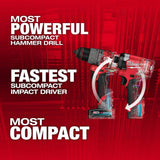 Milwaukee M12 FUEL 12-Volt Lithium-Ion Brushless Cordless Hammer Drill and Impact Driver Combo Kit (2-Tool) with 6.0Ah Battery