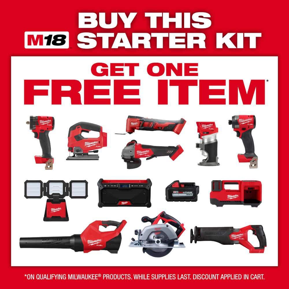 Milwaukee M18 FUEL 18V Brushless Cordless Hammer Drill & Impact Driver Combo Kit (2-Tool) with Free M18 Multi-Tool