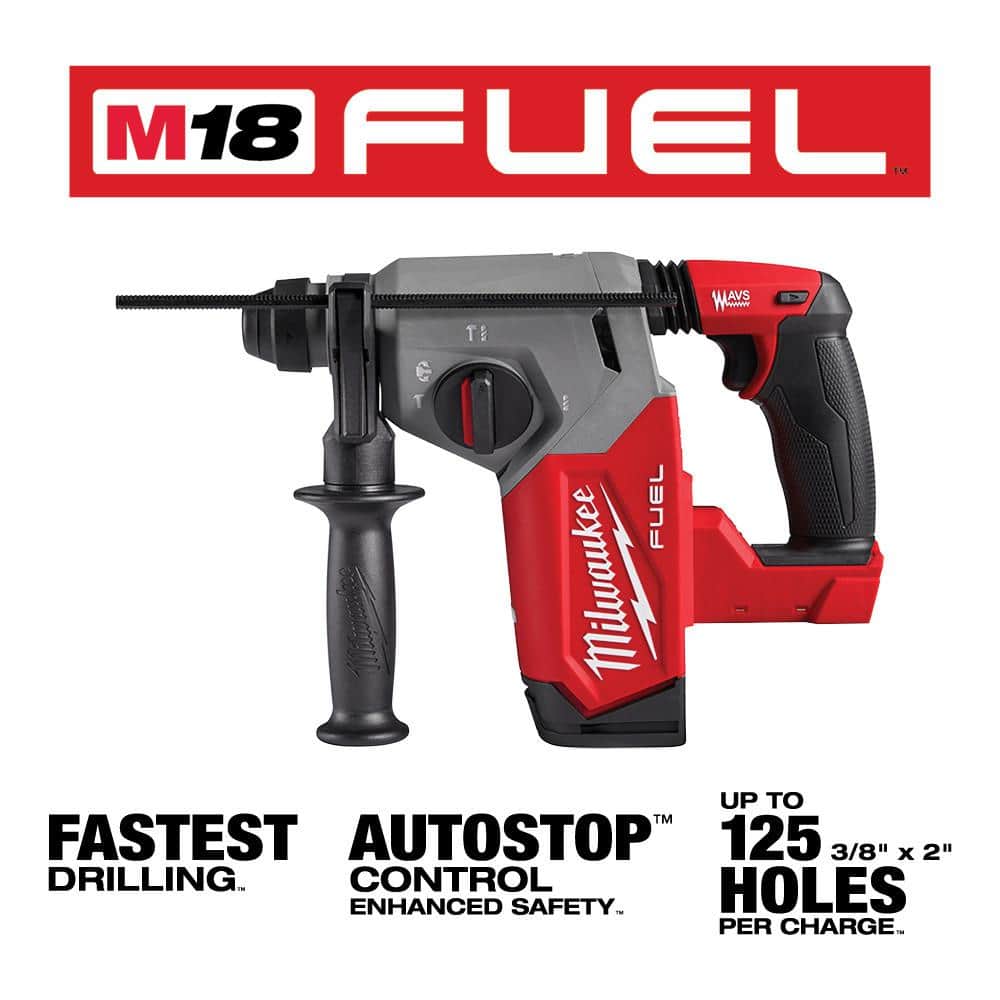 Milwaukee M18 FUEL 18V Brushless Cordless 1 in. SDS-Plus Rotary Hammer with Compact Band Saw (2-Tool)