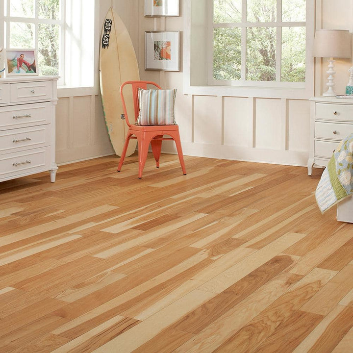 HOMELEGEND Natural Hickory 3/8 in. T x 5 in. W Wire Brushed