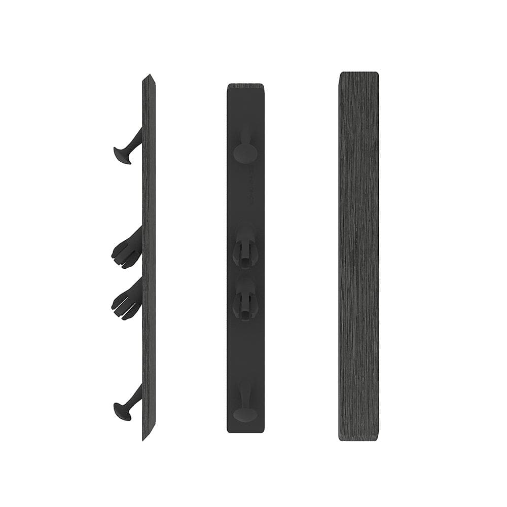 A single green leaf against a white background.