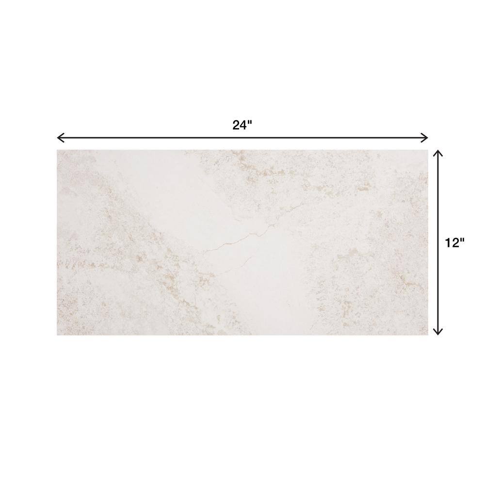 Daltile Canyon Gate Oyster White Matte 12 in. x 24 in. Glazed