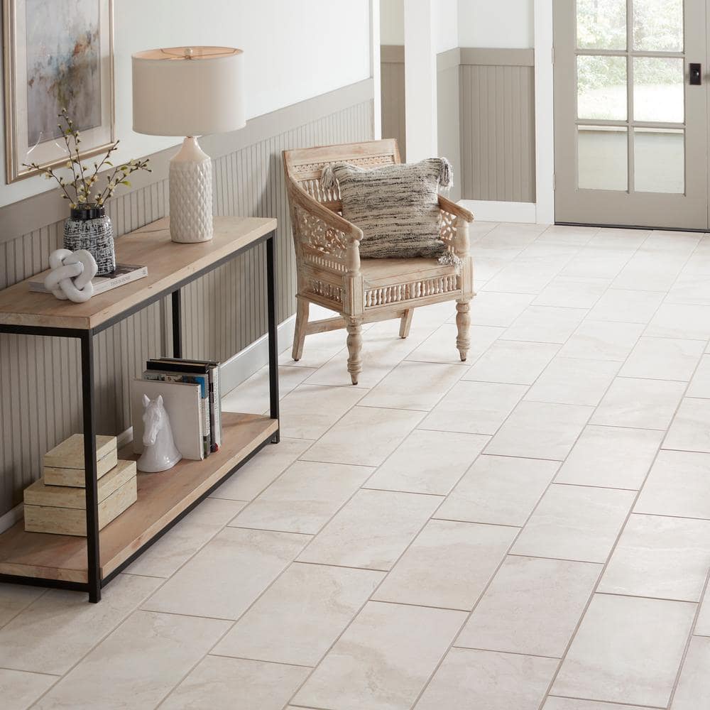 Daltile Canyon Gate Oyster White Matte 12 in. x 24 in. Glazed