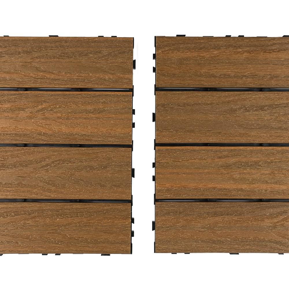 NewTechWood UltraShield Naturale 1 ft. x 3 ft. Quick Deck Outdoor