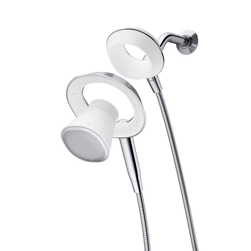 A single green leaf against a white background.