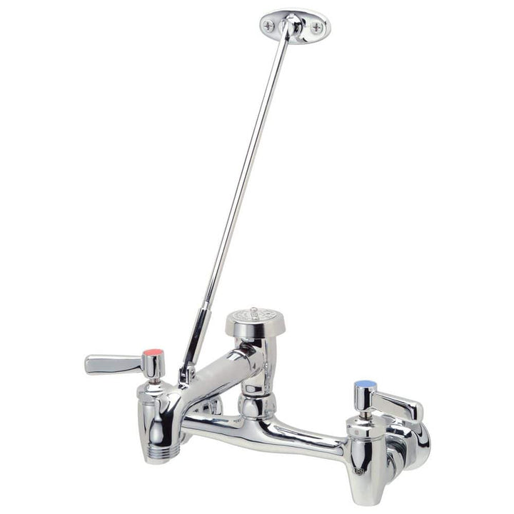 Zurn AquaSpec Wall-Mount Service Sink Faucet with Vacuum-Breaker Spout - Chrome