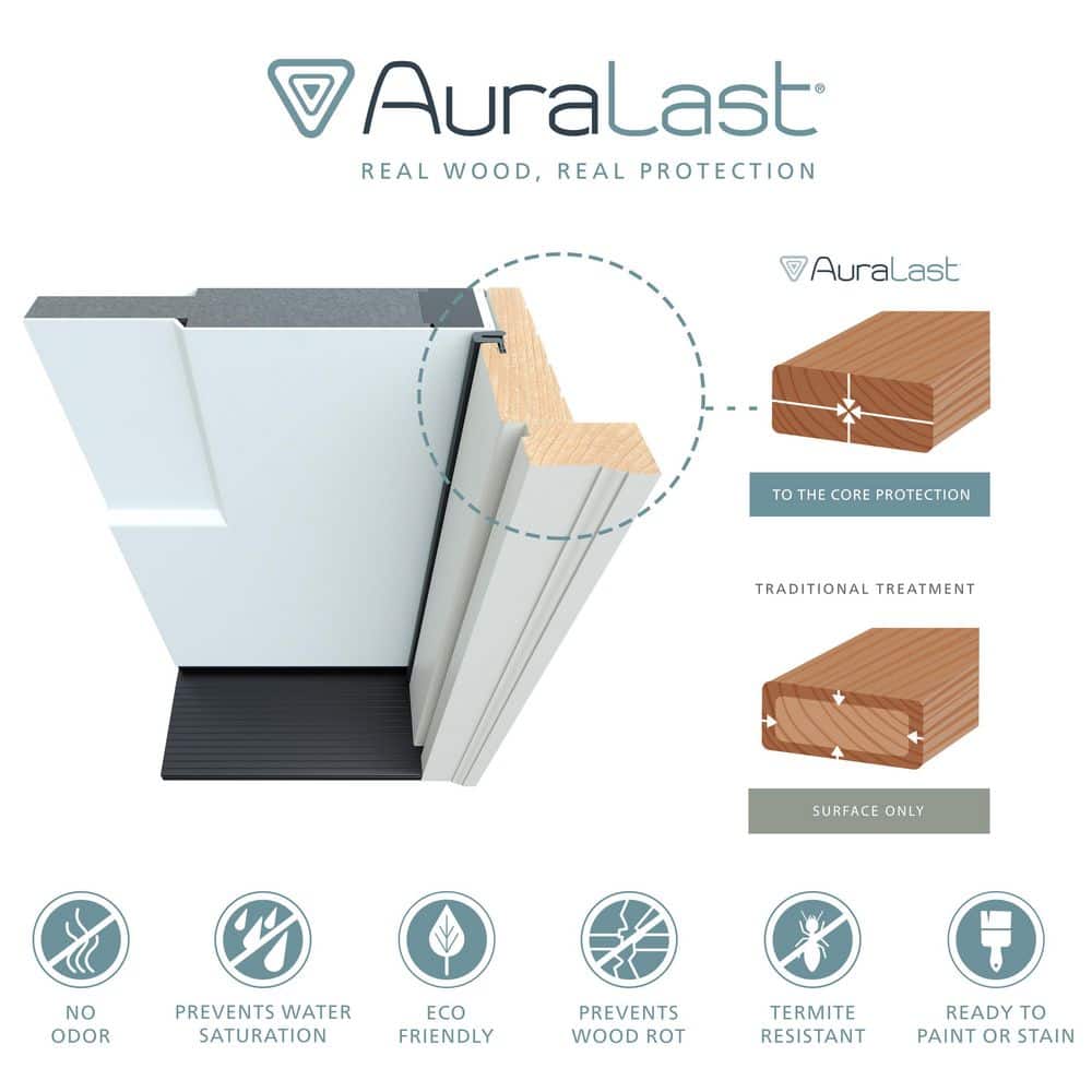 JELD-WEN 60 in. x 80 in. Right-Hand Outswing Low-E 10 Lite Primed Fiberglass Double Prehung Patio Door