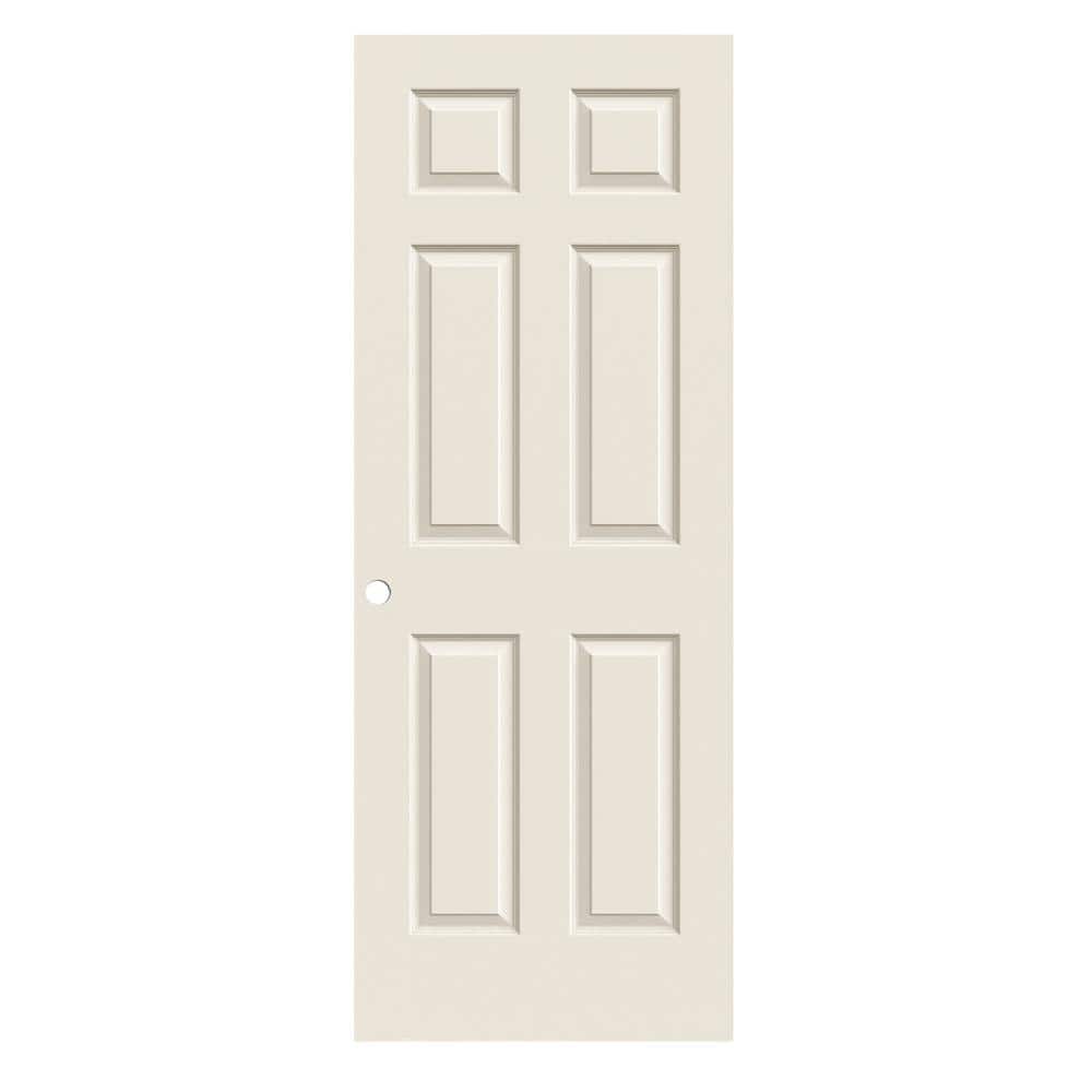 JELD-WEN 30 in. x 80 in. Colonist Primed Textured Molded Composite MDF Interior Door Slab
