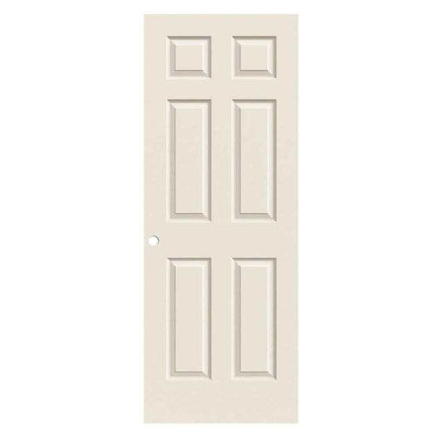 JELD-WEN 30 in. x 80 in. Colonist Primed Textured Molded Composite MDF Interior Door Slab