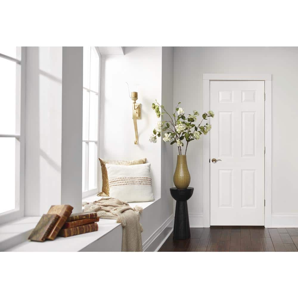 JELD-WEN 30 in. x 80 in. Colonist Primed Textured Molded Composite MDF Interior Door Slab
