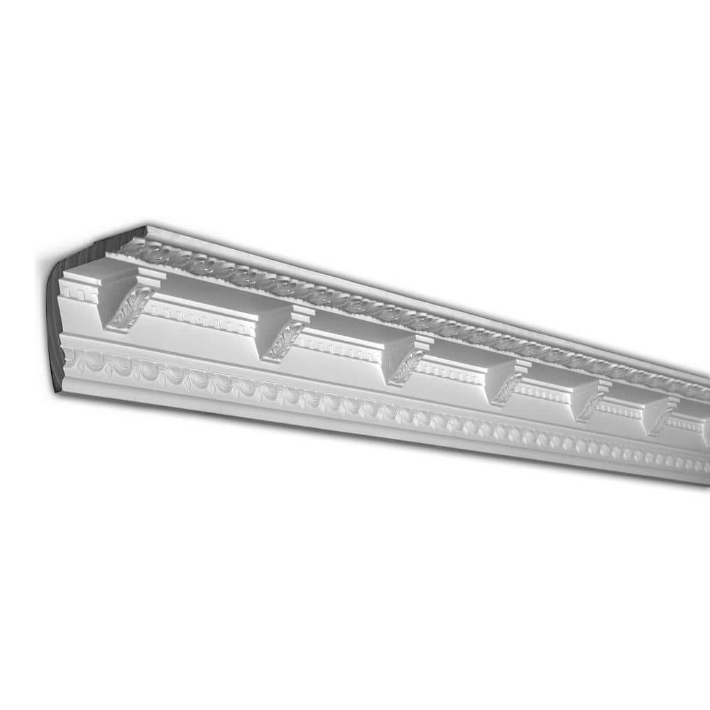 American Pro Decor 3-1/4 in. x 3-1/2 in. x 94-1/2 in. Lamb's Tongue Po ...