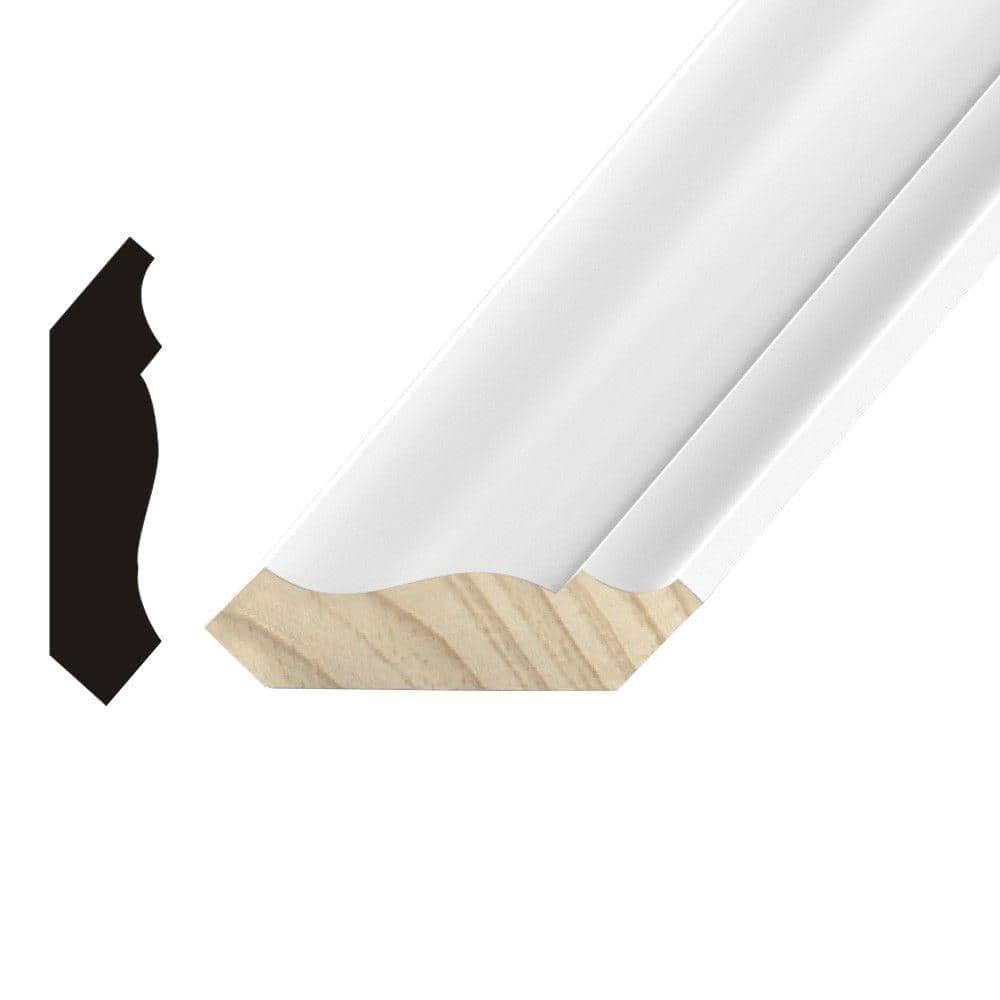 Builders Choice LWM 52 9/16 in. x 2-3/4 in. Primed Finger-Jointed Pine ...