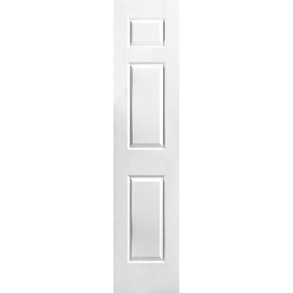 Masonite 18 in. x 80 in. Textured 3-Panel Hollow Core Primed Composite Interior Door Slab