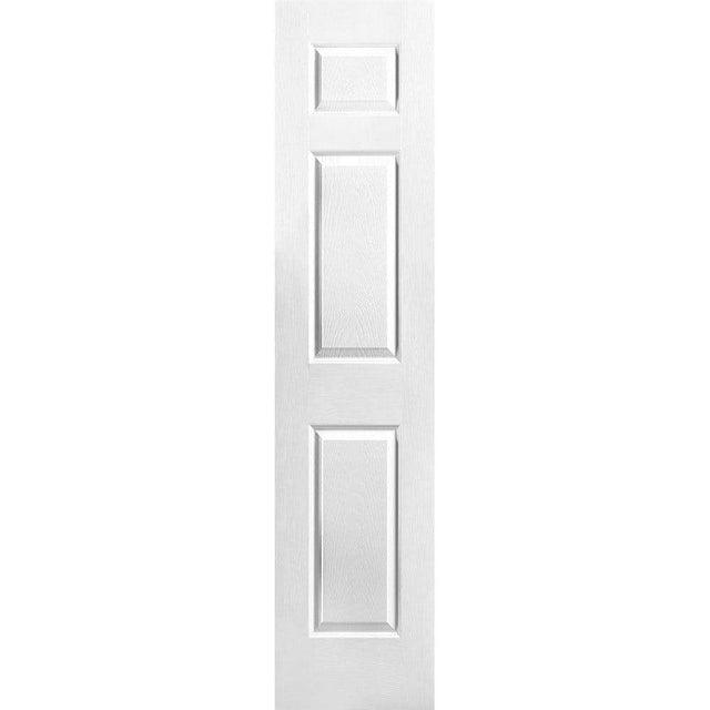 Masonite 18 in. x 80 in. Textured 3-Panel Hollow Core Primed Composite Interior Door Slab