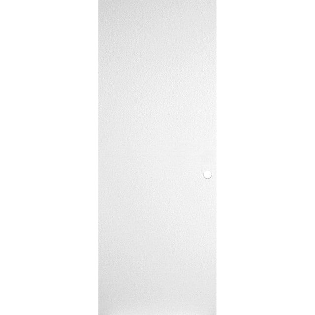 Masonite 30 in. x 80 in. Primed Smooth Flush Hardboard Hollow Core Composite Interior Door Slab with Bore