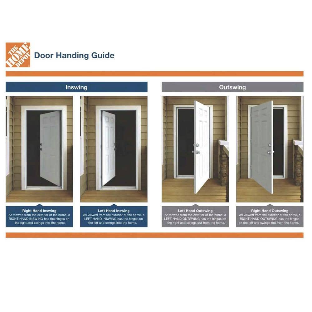 Masonite 30 in. x 80 in. Premium Flush Left-Hand Inswing Primed Steel Prehung Front Exterior Door (No Brickmold)