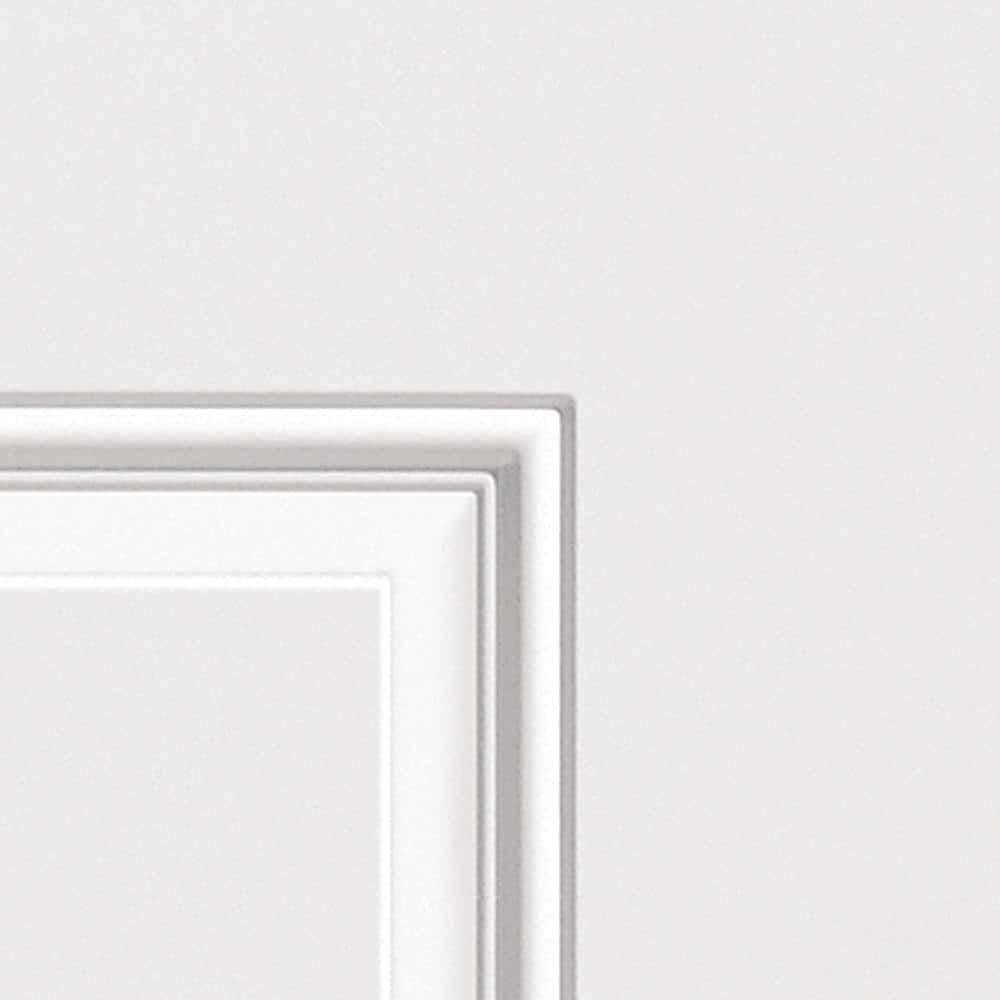 Masonite 60 in. x 80 in. Premium 6-Panel Right-Hand Inswing Primed Steel Prehung Front Door with Two 10 in. 5-Lite Sidelites