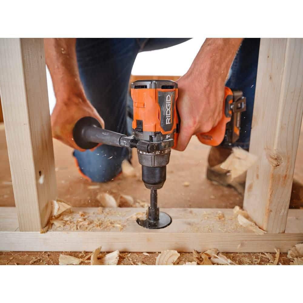 RIDGID 18V Brushless Cordless 1/2 in. High Torque Hammer Drill/Driver (Tool Only)