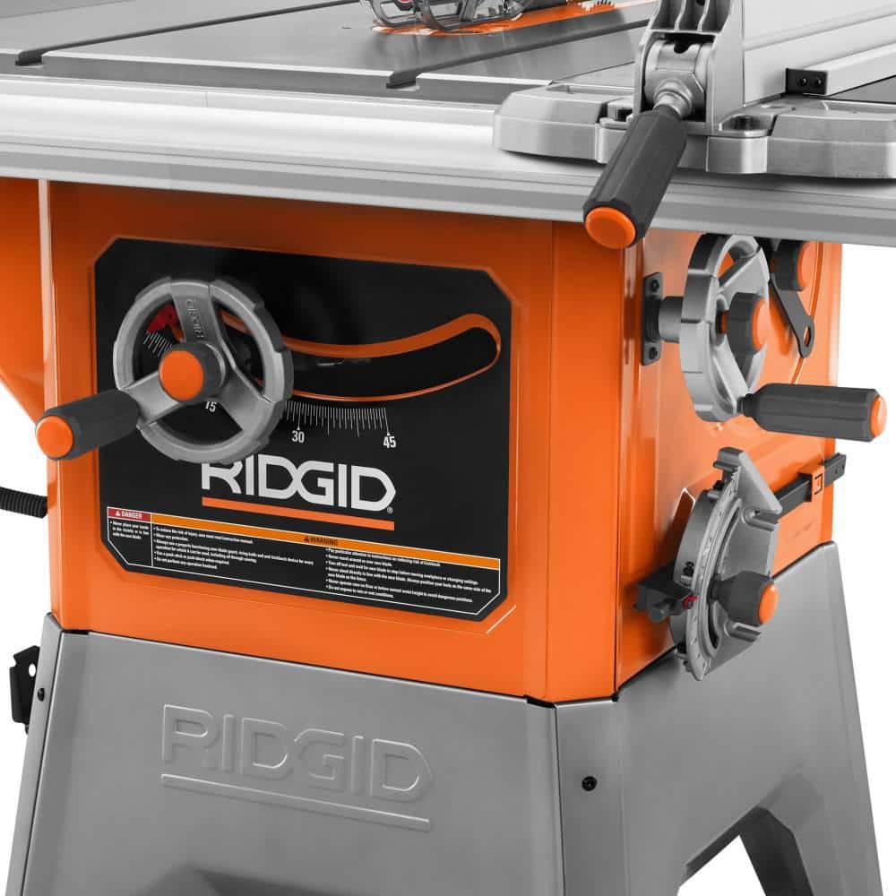 RIDGID 13 Amp 10 in. Professional Cast Iron Table Saw (R4520