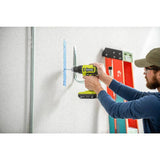RYOBI ONE+ 18V Cordless 1/2 in. Hammer Drill/Driver Kit with Auxiliary Handle, 2.0 Ah Battery and Charger