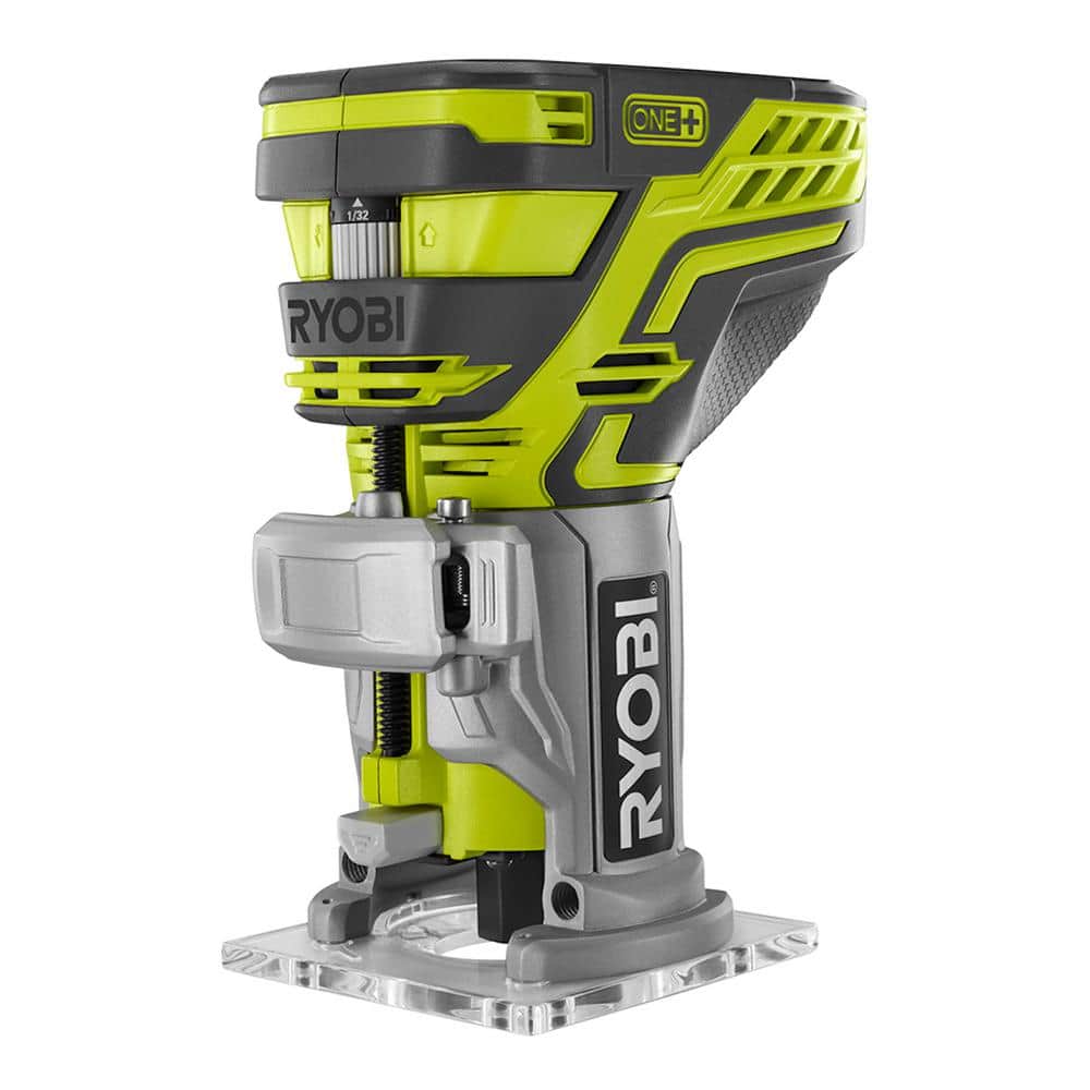 Ryobi P601 ONE+ 18V Lithium-Ion Cordless Fixed Base Trim Router, Tool ...