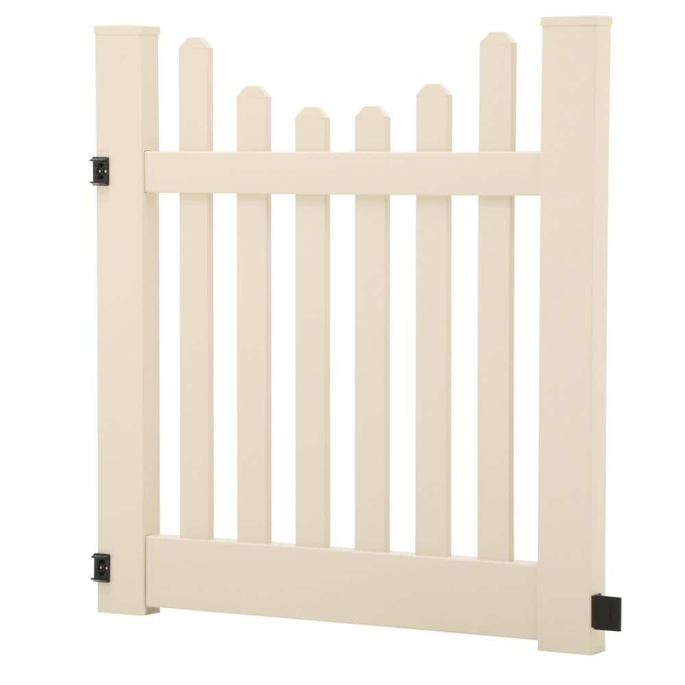 Barrette Outdoor Living Kettle Scallop Fence Gate - Thumbnail 3