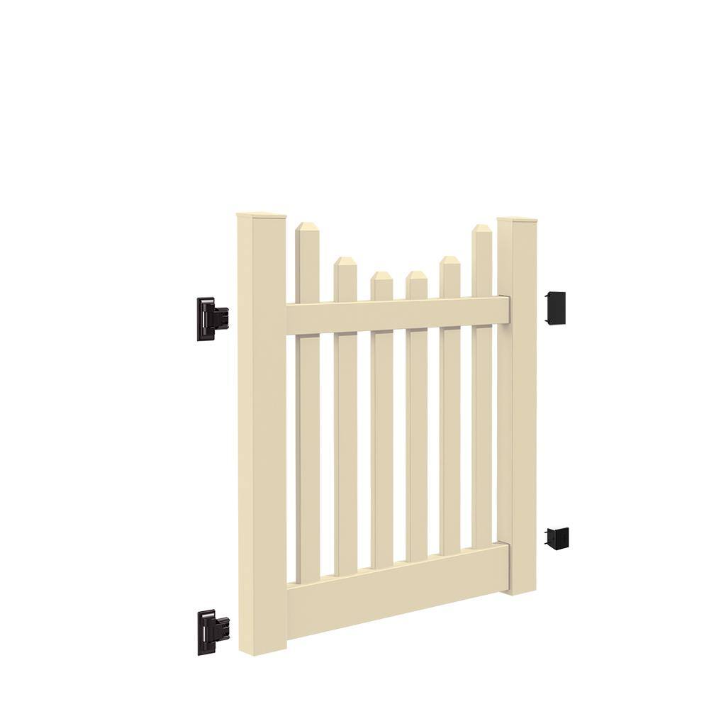 Barrette Outdoor Living Kettle Scallop Fence Gate - Thumbnail 4