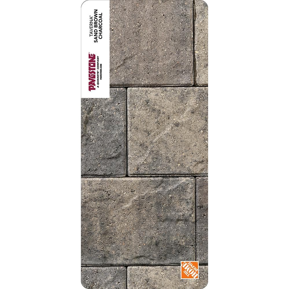 Pavstone Pavestone Paper Sample Only of Taverna Rec 11.81 in. L x 7.87 in. W x ...