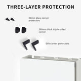 TaiMei 12 in. x 24 in. Frameless Recessed or Surface-Mount Beveled Single Mirror Bathroom Medicine Cabinet