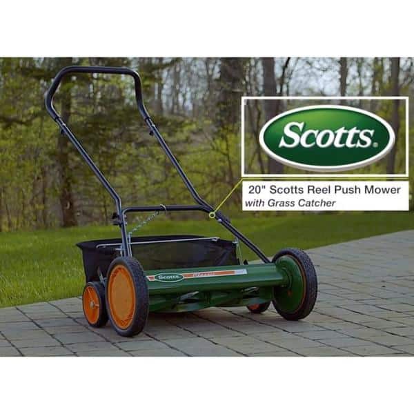 Push Reel Mower Scotts Lawn Mower Bag Lawn Sweeper Push AAAQQ - Main Image