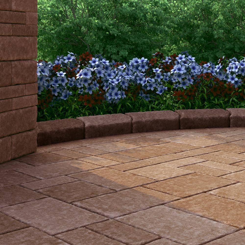 Pavestone RumbleStone Mini 7 in. x 3.5 in. x 1.75 in. Sierra Blend Con ...