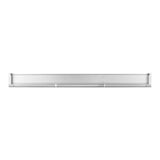 DEERVALLEY 48 in. W x 26 in. H Rectangular Aluminum Frameless Surface Mount Bathroom 3-Doors Medicine Cabinet with Mirror