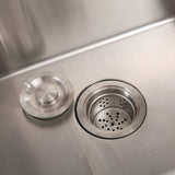 Flynama 24-Inch Stainless Steel Drop-In/Undermount Sink with Faucet & Drain