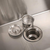 Flynama 24-Inch Stainless Steel Drop-In/Undermount Sink with Faucet & Drain