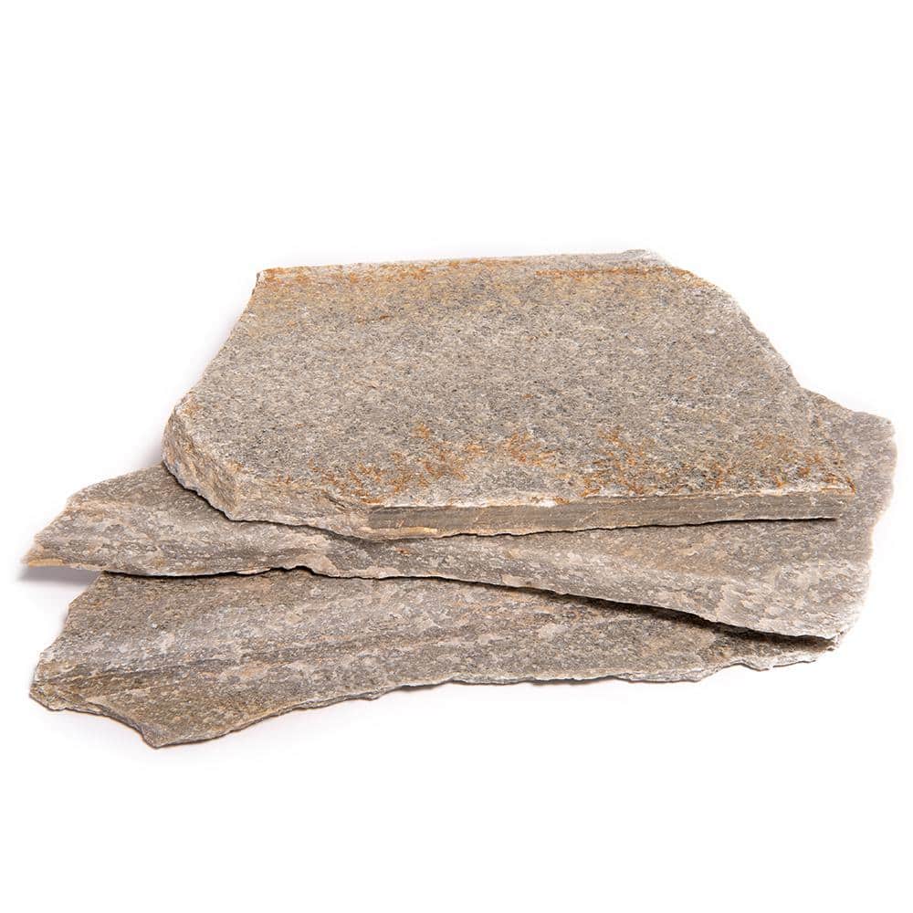 Southwest Boulder & Stone 16 in. x 12 in. x 2 in. 120 sq. ft. Silver Q ...