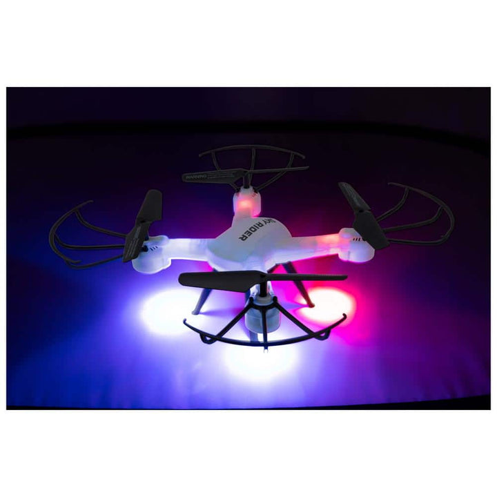 SKY RIDER Pro Quadcopter Drone with Wi-Fi Camera, Remote and Phone