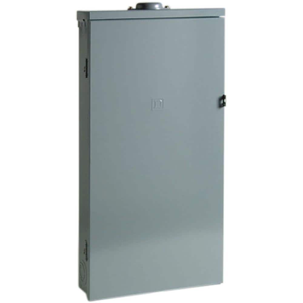 Square D QO 200 Amp 8-Space 16-Circuit Outdoor Main Breaker Load Center with Feed-Thru Lug and Cover