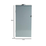 Square D QO 200 Amp 8-Space 16-Circuit Outdoor Main Breaker Load Center with Feed-Thru Lug and Cover