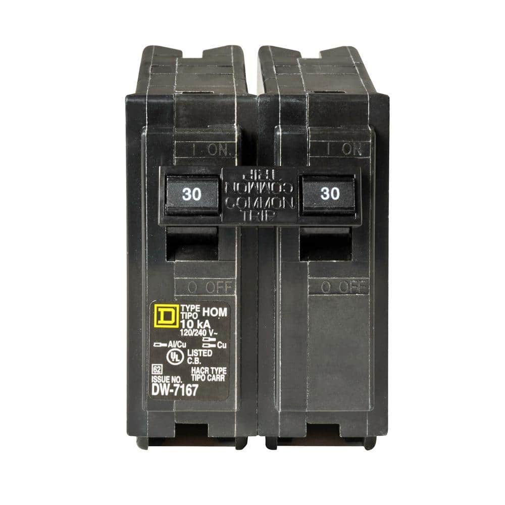 Square D Homeline 30 Amp 2-Pole Circuit Breaker(HOM230CP) – Super Arbor