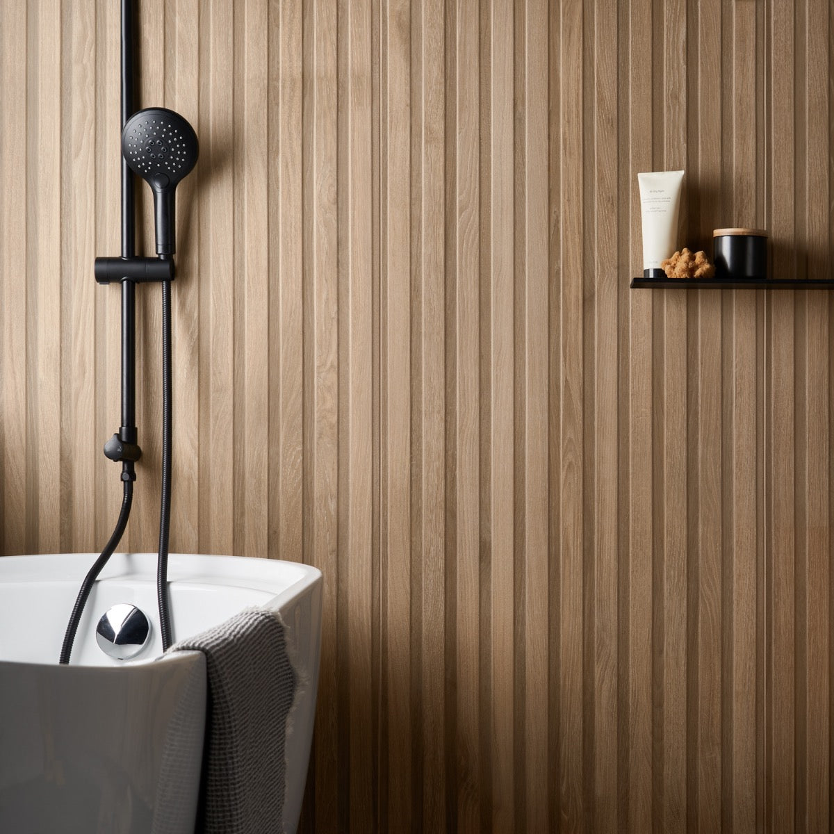 Nobu Ribbon Tan Brown 24x48 Wood Look Matte Porcelain Tile – Super Arbor