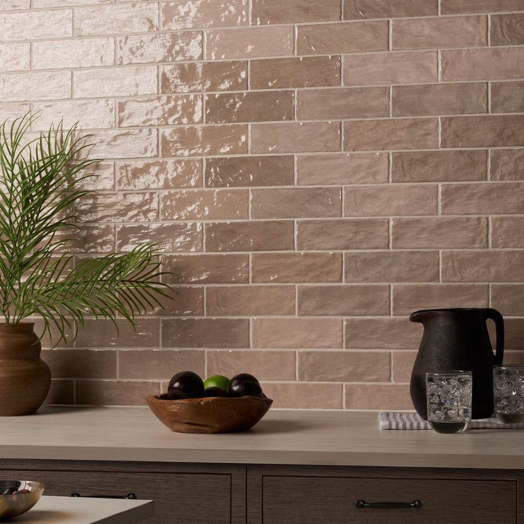 Portmore Taupe 3x8 Glazed Ceramic Tile - Lux Tile – Super Arbor